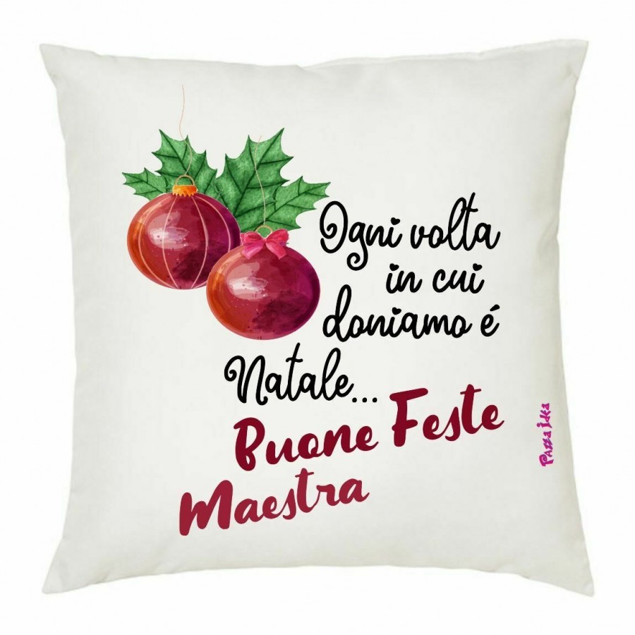 cuscino 40x40 scritta al mio meraviglioso marito regalo buon natale - Pazza  Idea Regali